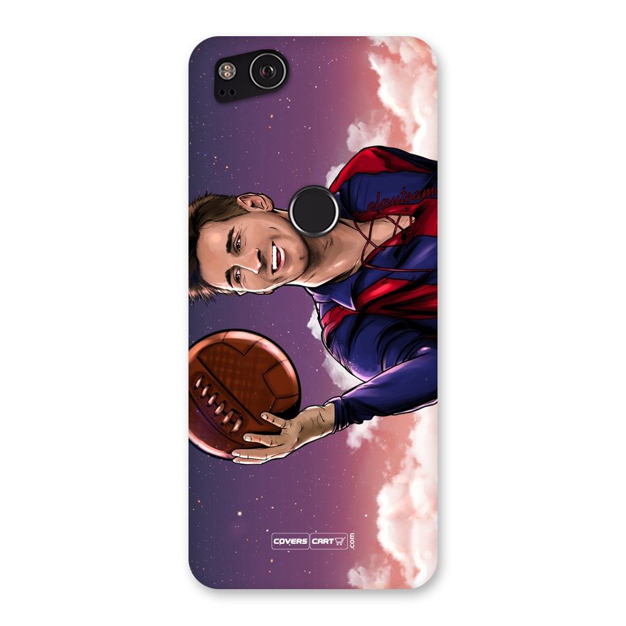 Messi Artwork Football Back Case for Google Pixel 2