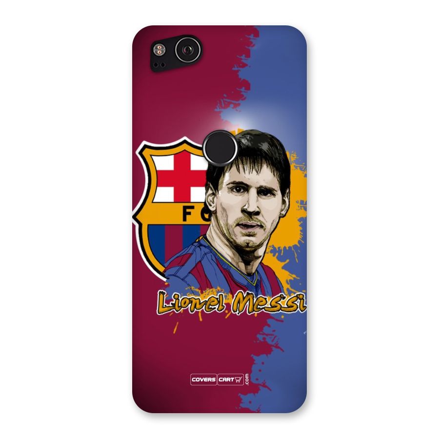 Messi FC Barcelona Back Case for Google Pixel 2