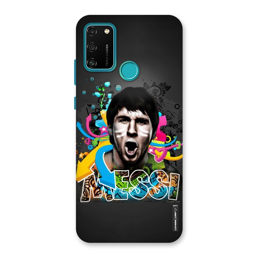 Messi For Argentina Back Case for Honor 9A