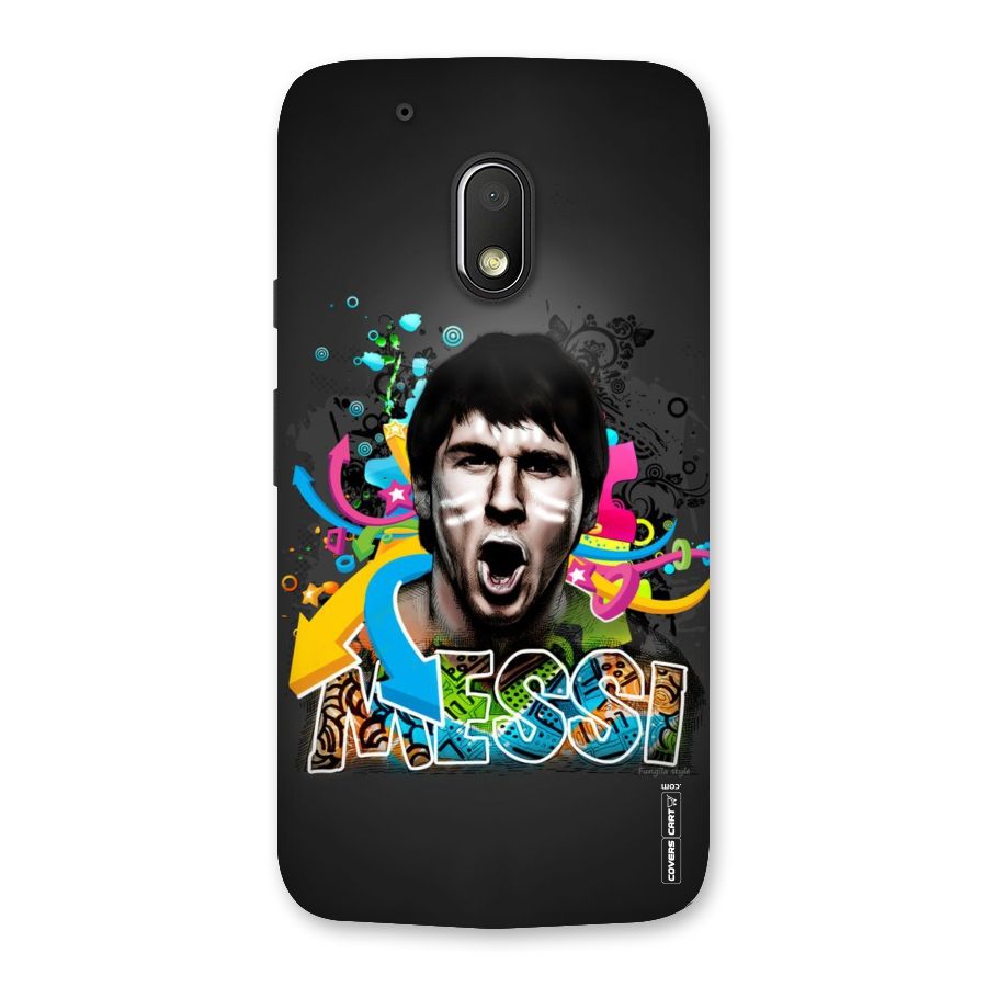 Messi For Argentina Back Case for Moto G4 Play