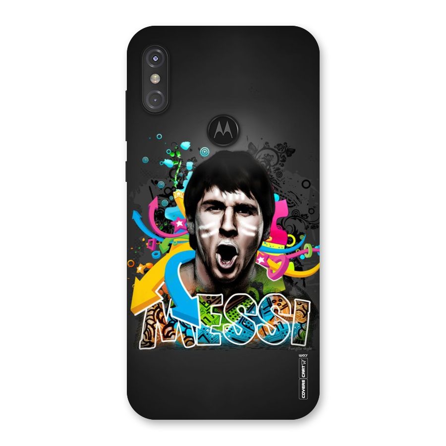 Messi For Argentina Back Case for Motorola One Power