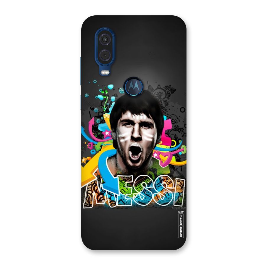 Messi For Argentina Back Case for Motorola One Vision