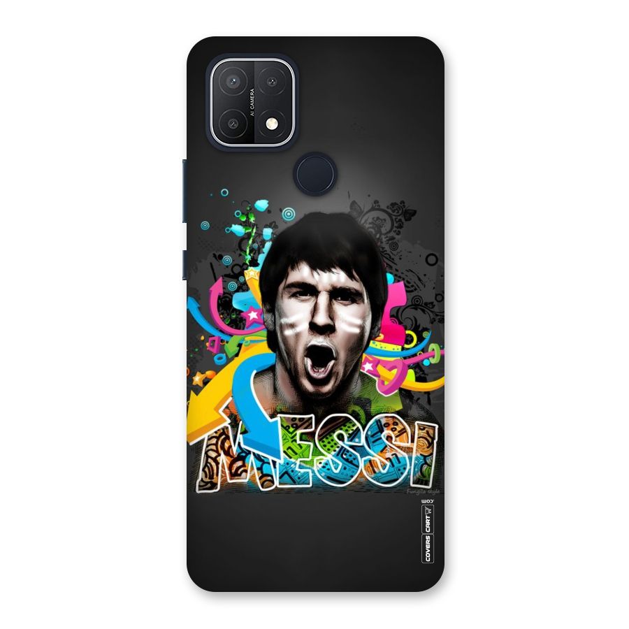Messi For Argentina Back Case for Oppo A15