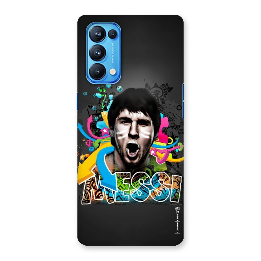 Messi For Argentina Back Case for Oppo Reno5 Pro 5G