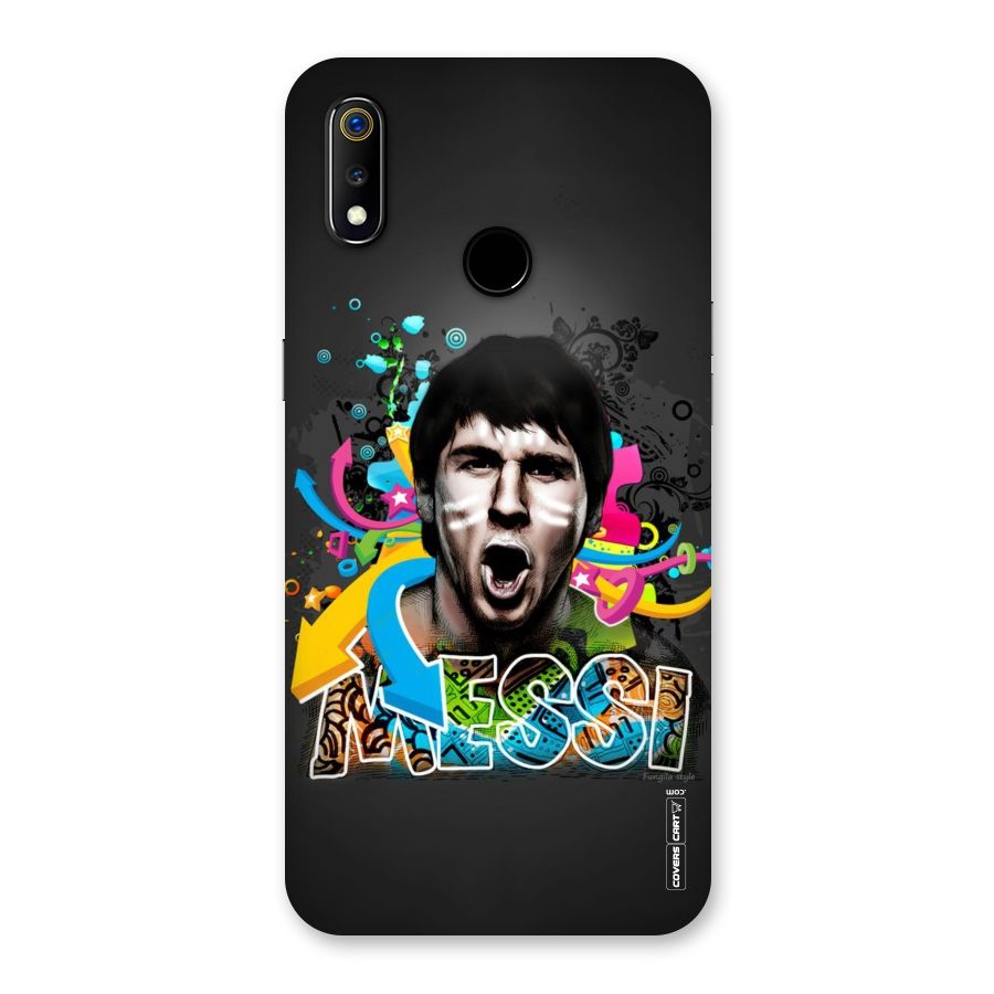 Messi For Argentina Back Case for Realme 3