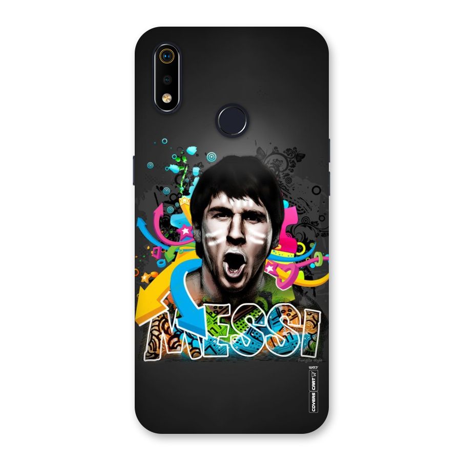 Messi For Argentina Back Case for Realme 3i