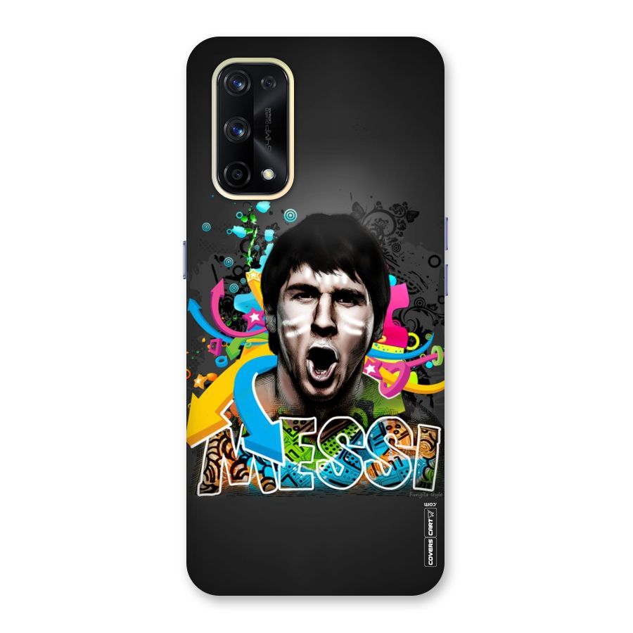Messi For Argentina Glass Back Case for Realme X7 Pro