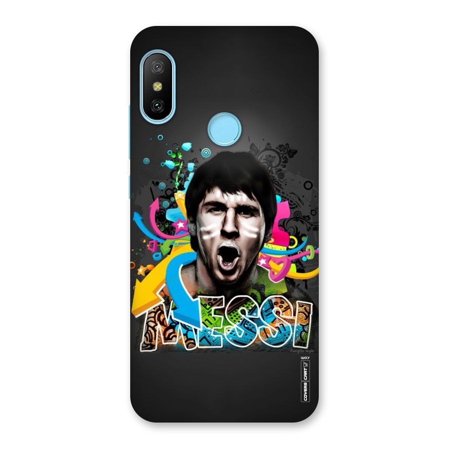 Messi For Argentina Back Case for Redmi 6 Pro