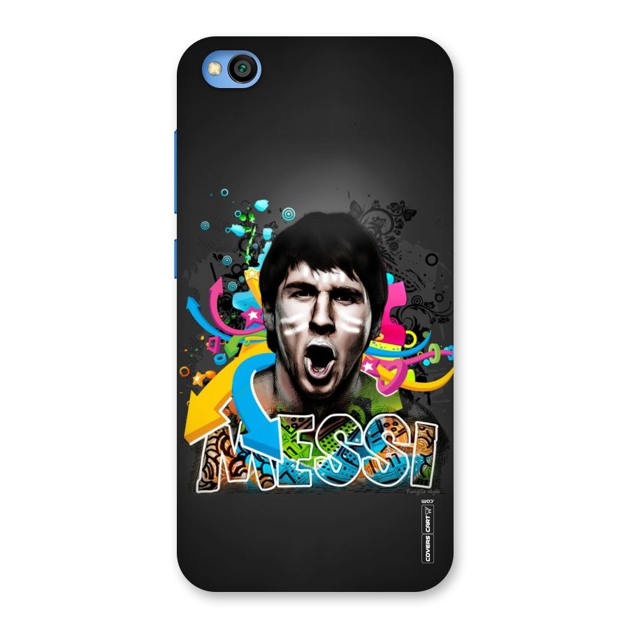 Messi For Argentina Back Case for Redmi Go