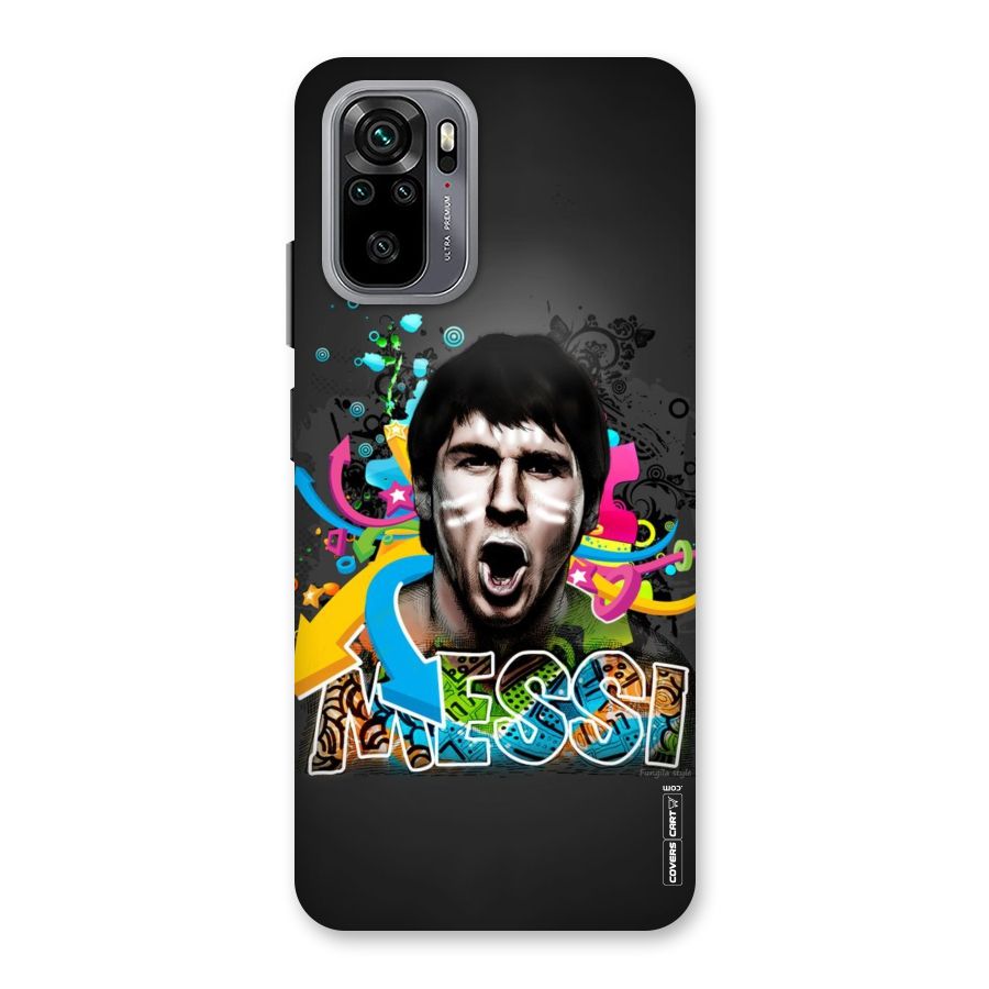 Messi For Argentina Back Case for Redmi Note 10