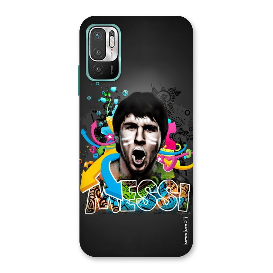 Messi For Argentina Back Case for Redmi Note 10T 5G