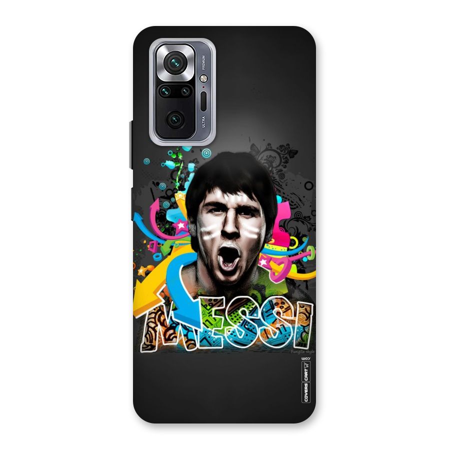 Messi For Argentina Back Case for Redmi Note 10 Pro Max