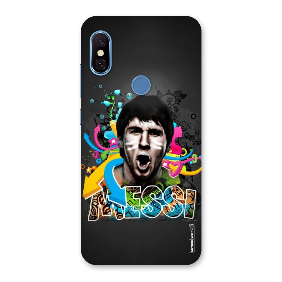 Messi For Argentina Back Case for Redmi Note 6 Pro