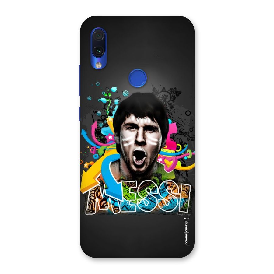 Messi For Argentina Back Case for Redmi Note 7