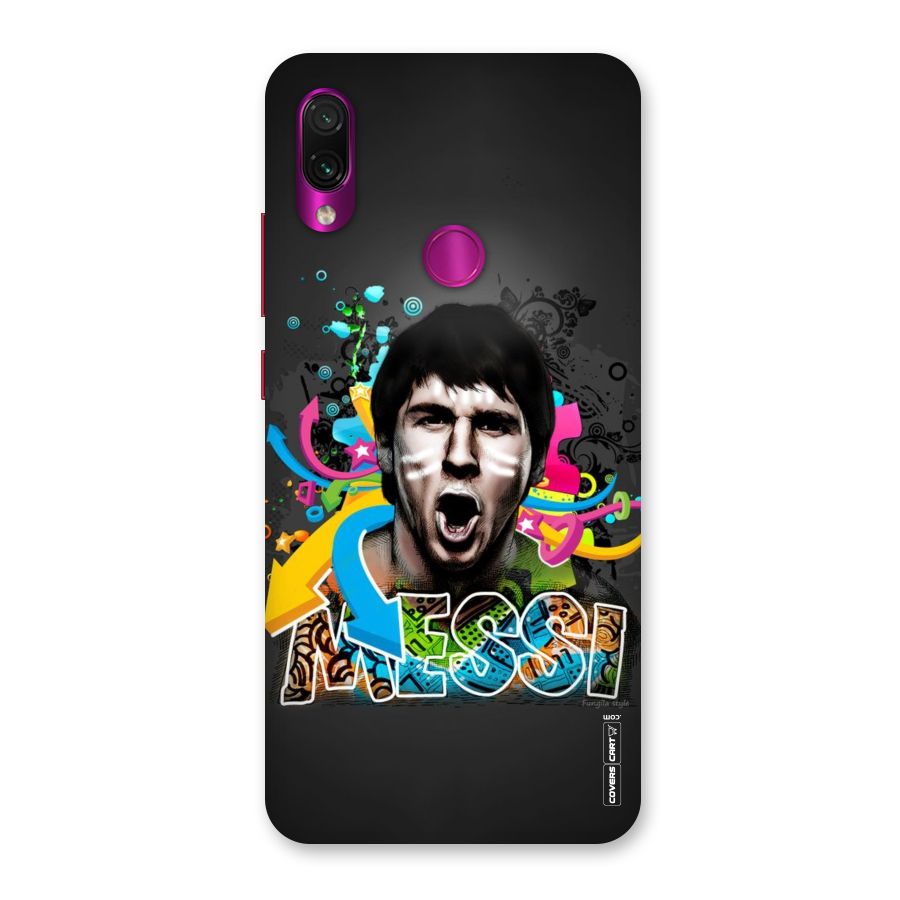 Messi For Argentina Back Case for Redmi Note 7 Pro