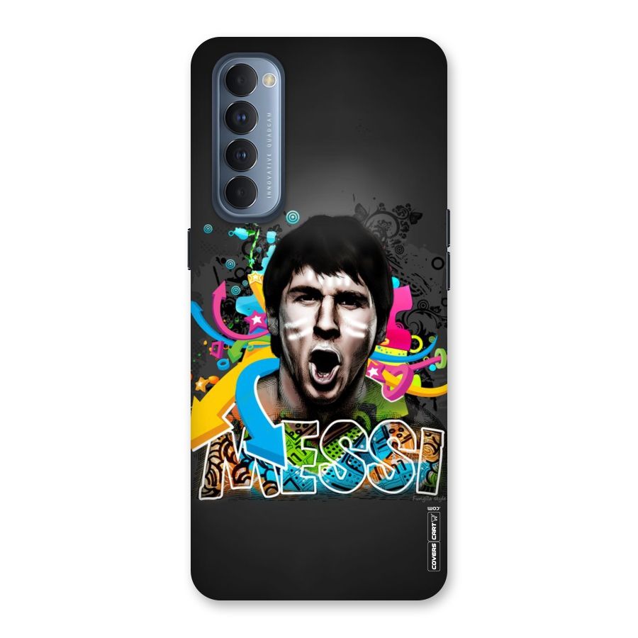 Messi For Argentina Back Case for Reno4 Pro