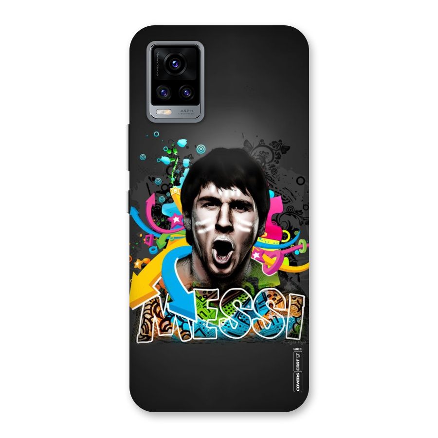 Messi For Argentina Back Case for Vivo V20