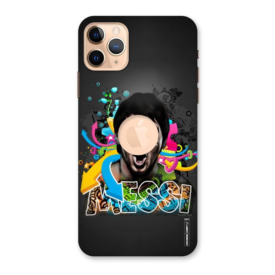 Messi For Argentina Back Case for iPhone 11 Pro Max Logo Cut