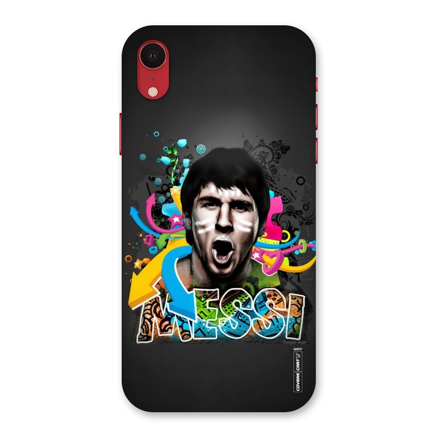Messi For Argentina Back Case for iPhone XR