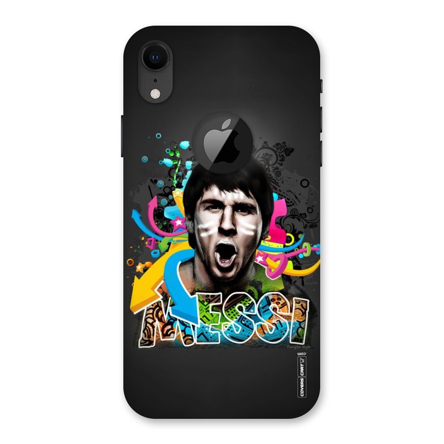 Messi For Argentina Back Case for iPhone XR Logo Cut