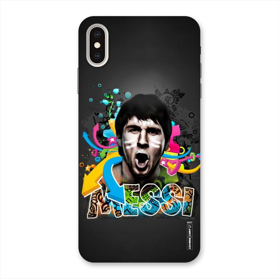 Messi For Argentina Back Case for iPhone XS Max