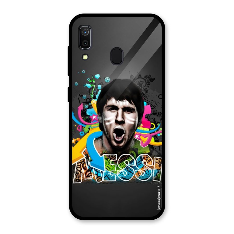 Messi For Argentina Glass Back Case for Galaxy A30