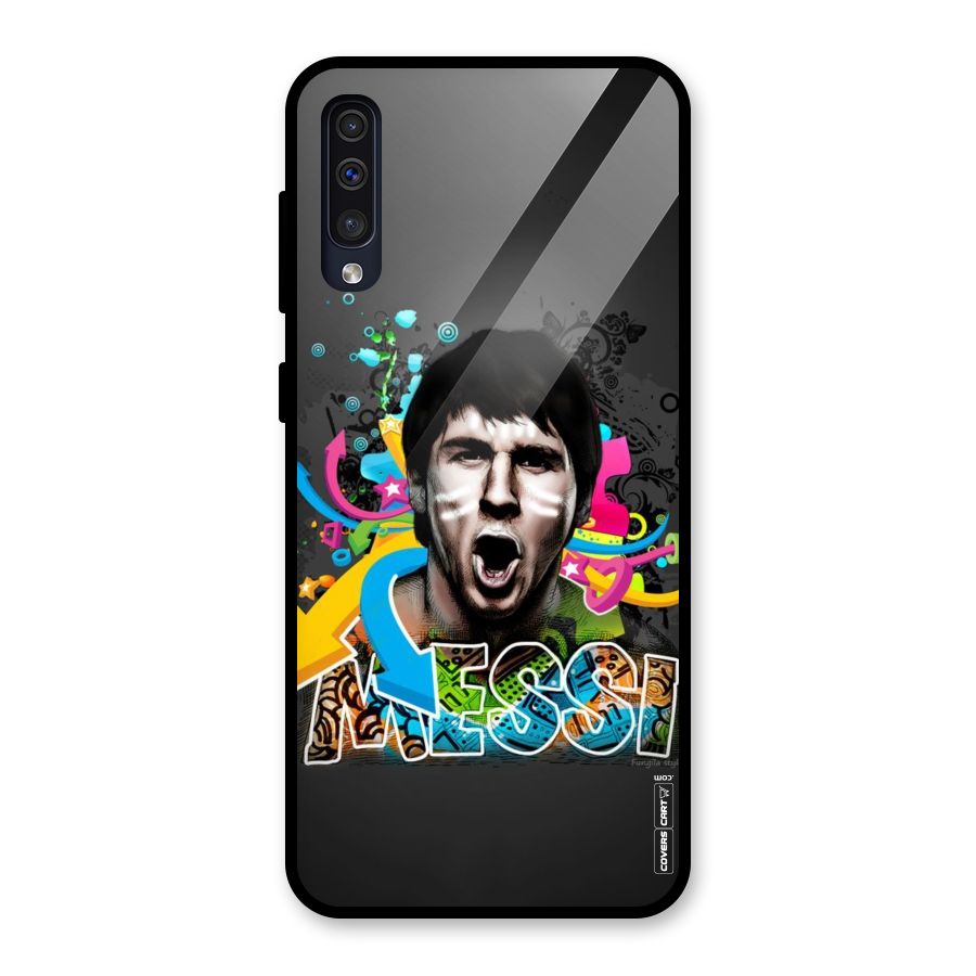 Messi For Argentina Glass Back Case for Galaxy A50s