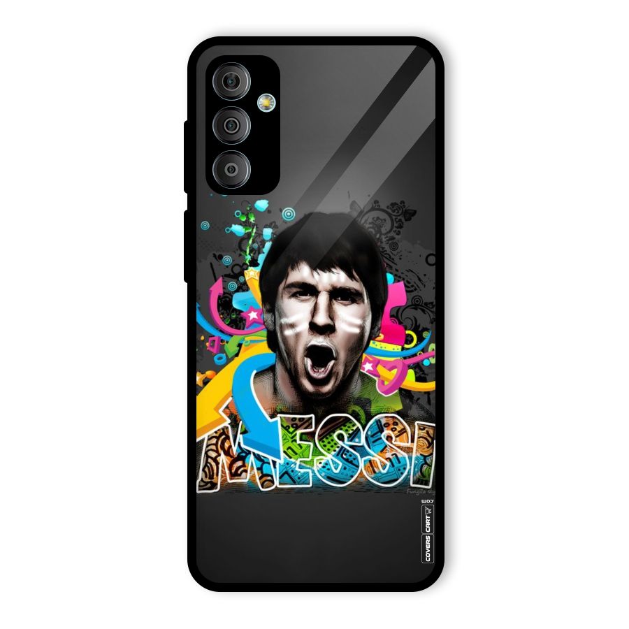 Messi For Argentina Glass Back Case for Galaxy F23