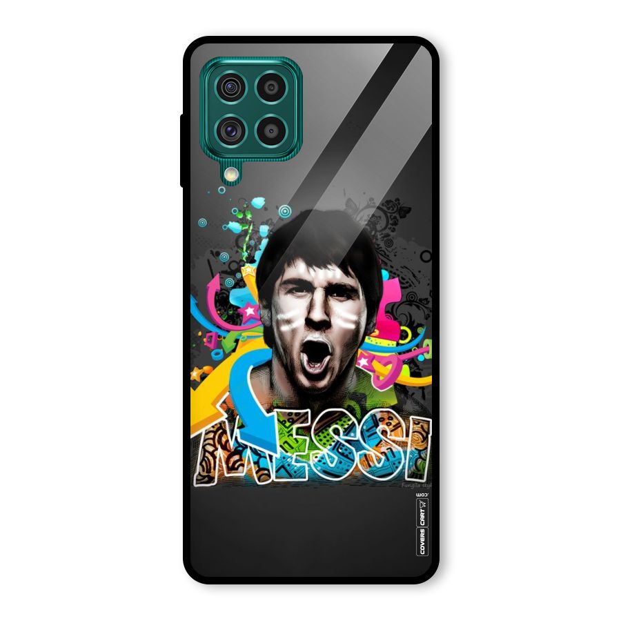 Messi For Argentina Glass Back Case for Galaxy F62