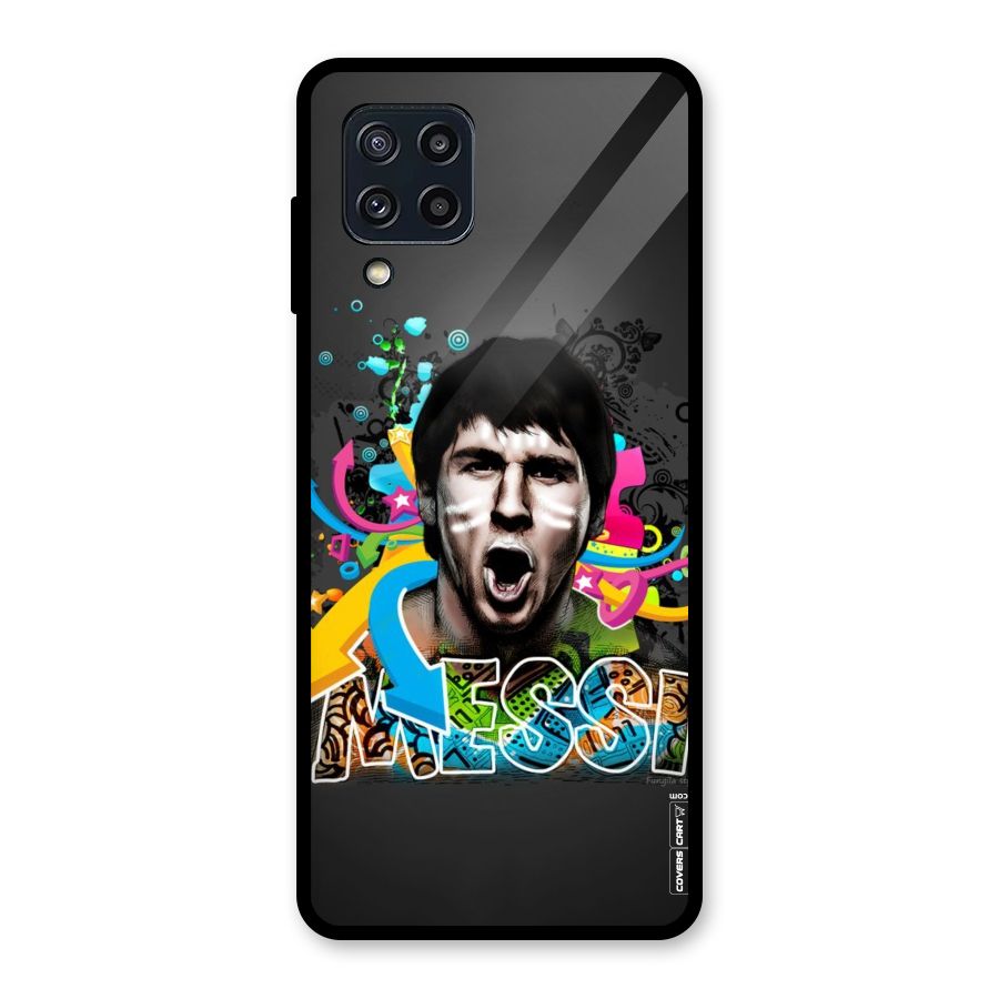 Messi For Argentina Glass Back Case for Galaxy M32