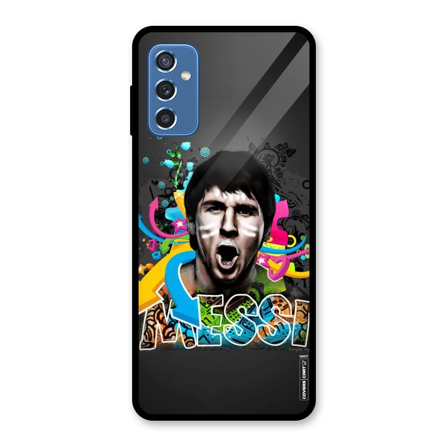 Messi For Argentina Glass Back Case for Galaxy M52 5G