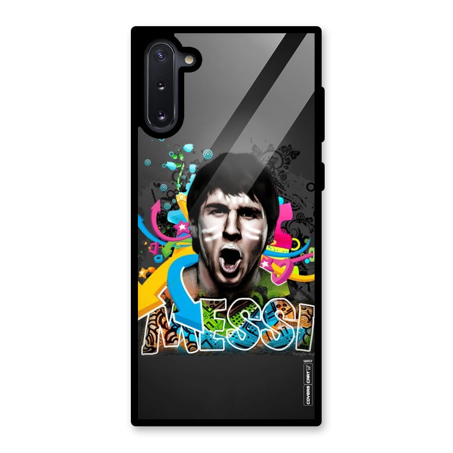 Messi For Argentina Glass Back Case for Galaxy Note 10
