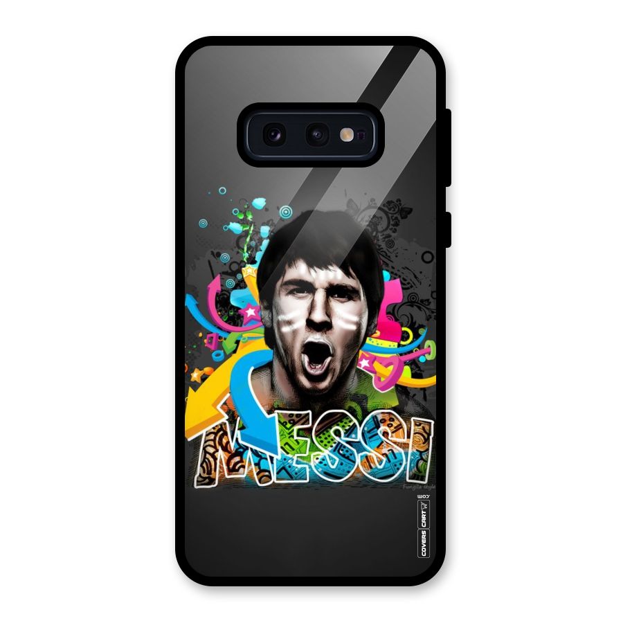 Messi For Argentina Glass Back Case for Galaxy S10e