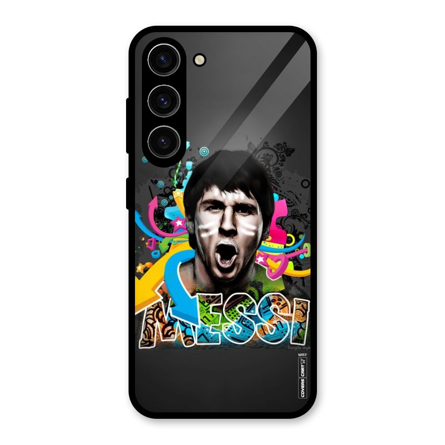 Messi For Argentina Glass Back Case for Galaxy S23