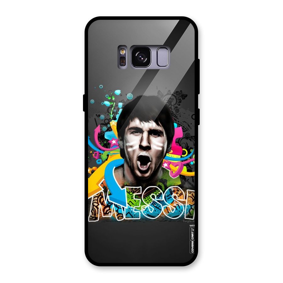 Messi For Argentina Glass Back Case for Galaxy S8