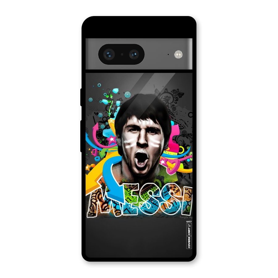 Messi For Argentina Glass Back Case for Google Pixel 7
