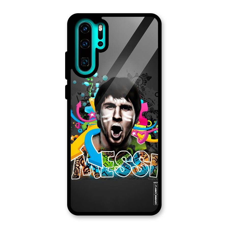Messi For Argentina Glass Back Case for Huawei P30 Pro