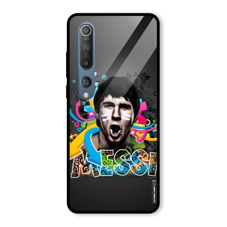 Messi For Argentina Glass Back Case for Mi 10