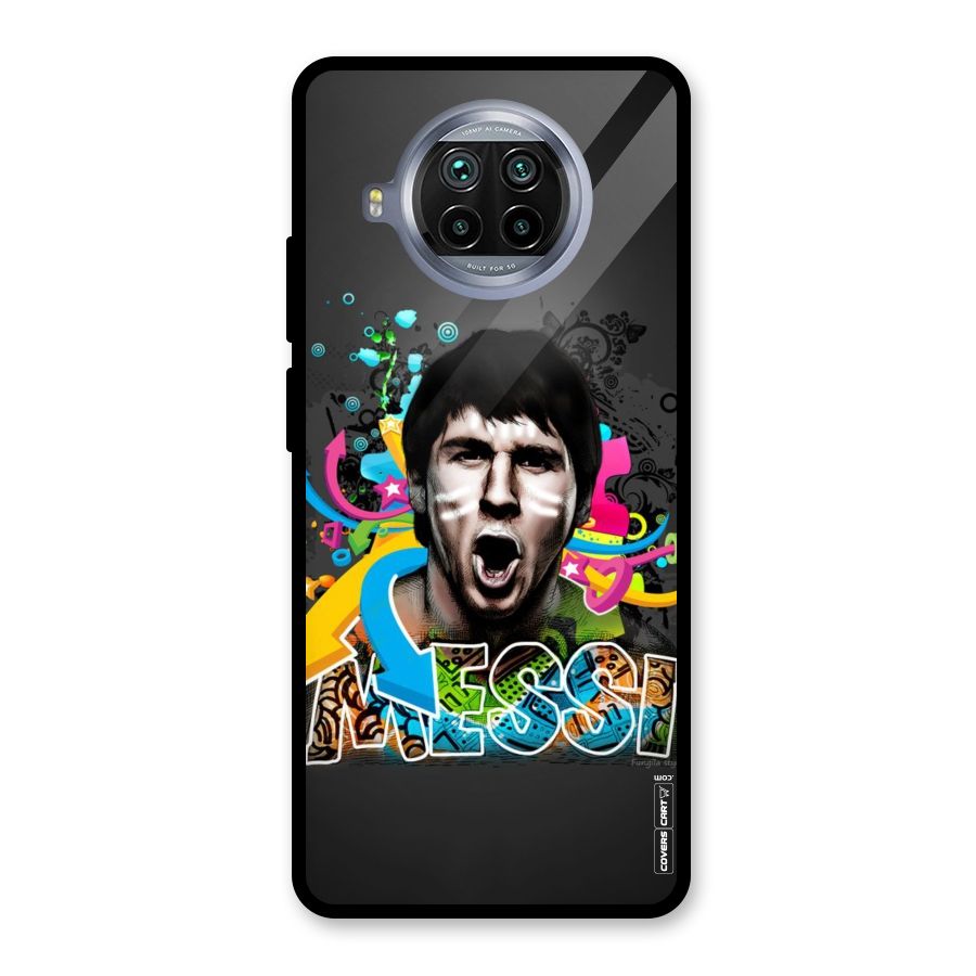 Messi For Argentina Glass Back Case for Mi 10i