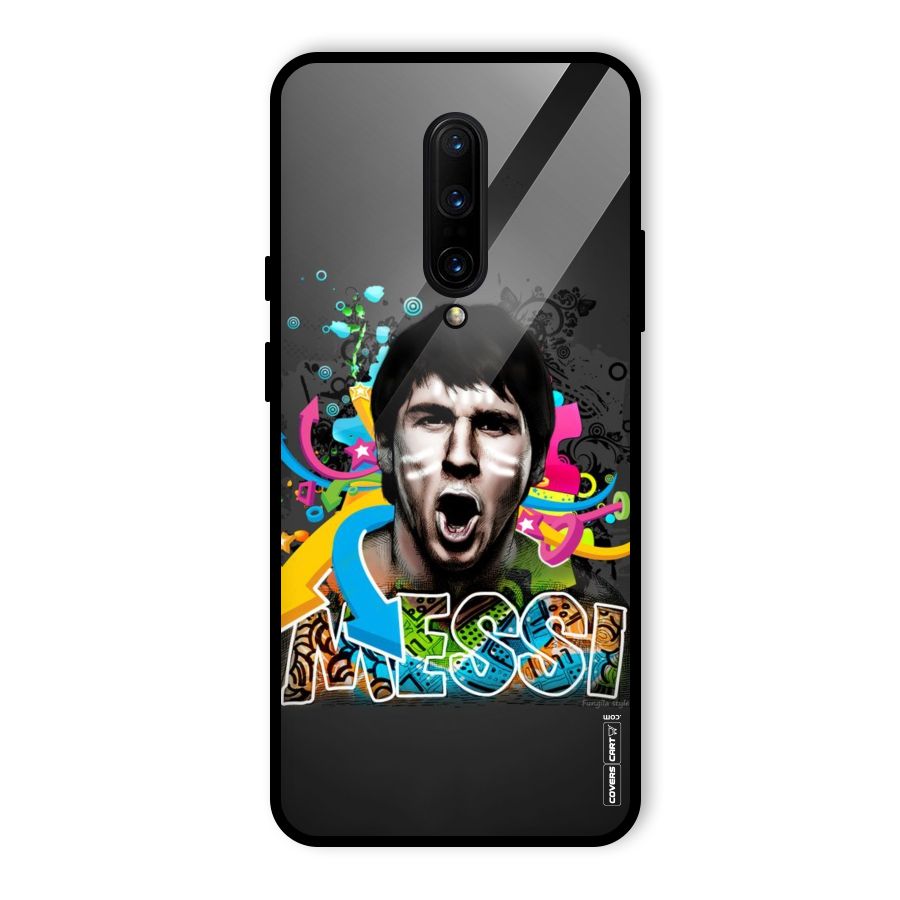 Messi For Argentina Glass Back Case for OnePlus 7 Pro