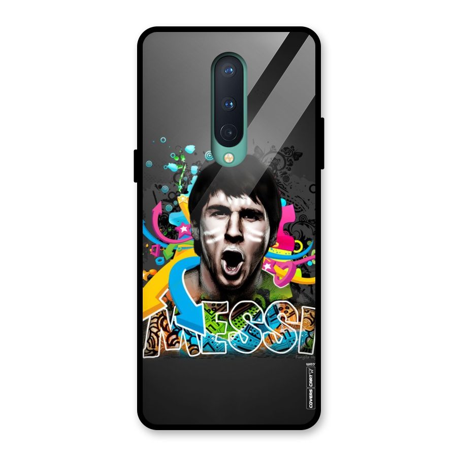 Messi For Argentina Glass Back Case for OnePlus 8