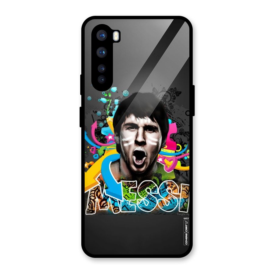 Messi For Argentina Glass Back Case for OnePlus Nord