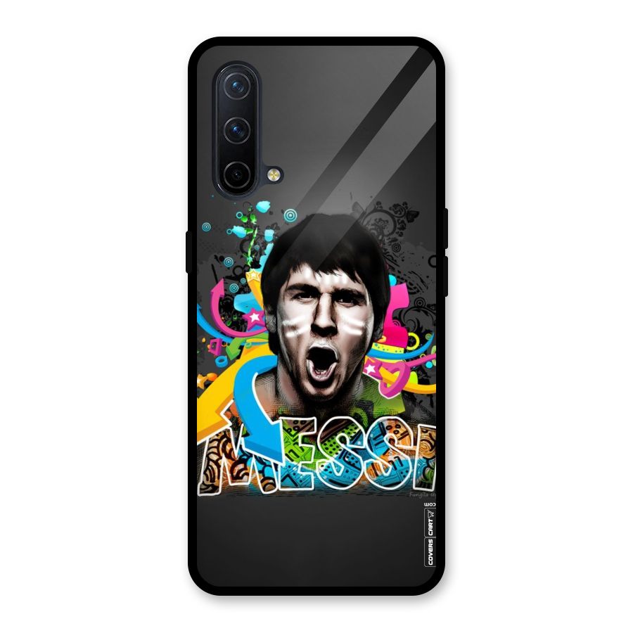 Messi For Argentina Glass Back Case for OnePlus Nord CE 5G