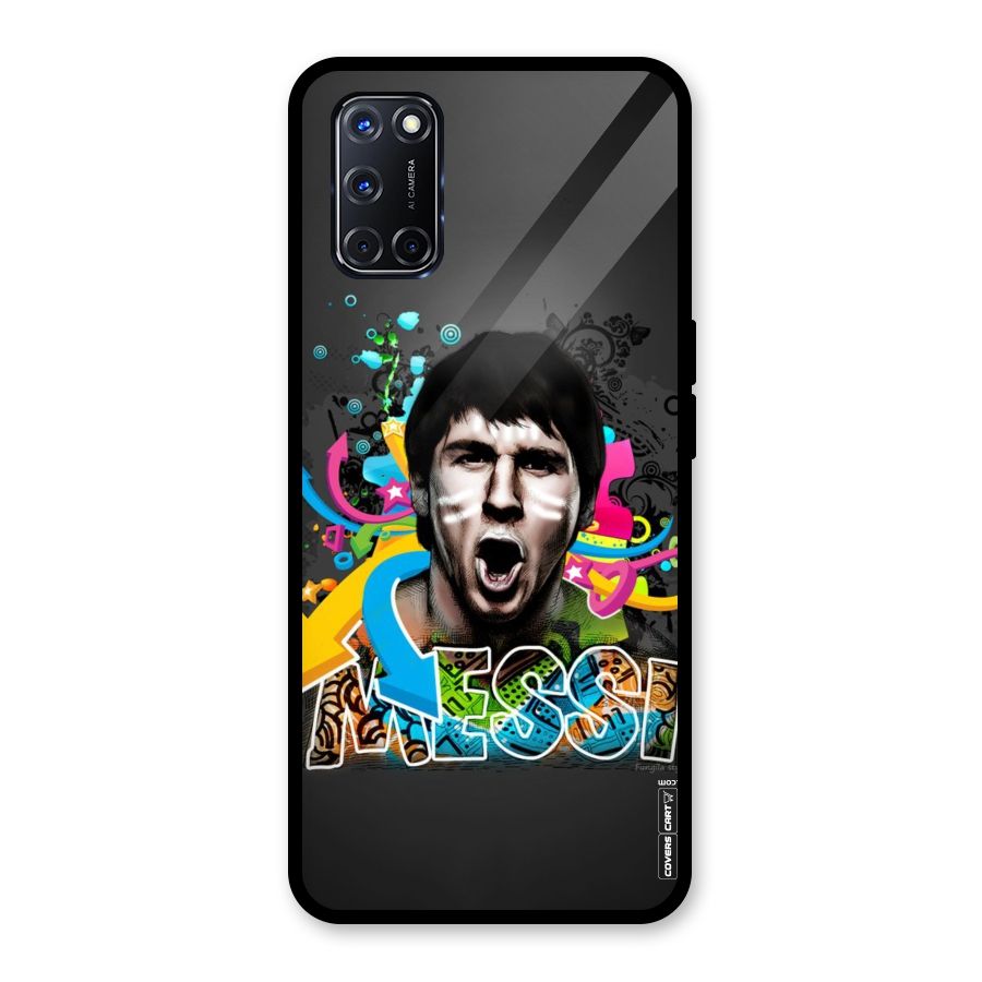 Messi For Argentina Glass Back Case for Oppo A52