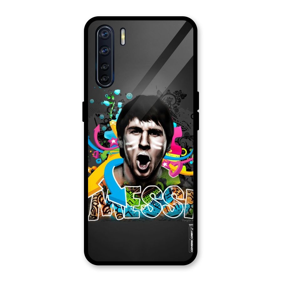 Messi For Argentina Glass Back Case for Oppo F15