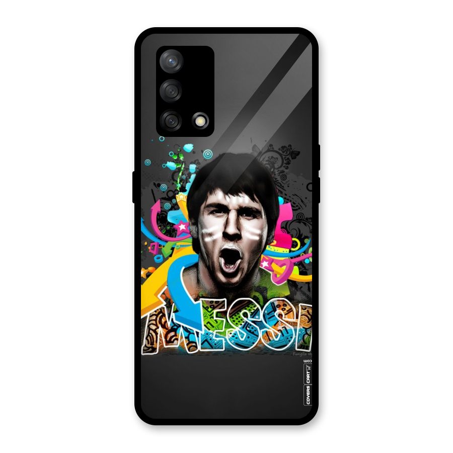 Messi For Argentina Glass Back Case for Oppo F19