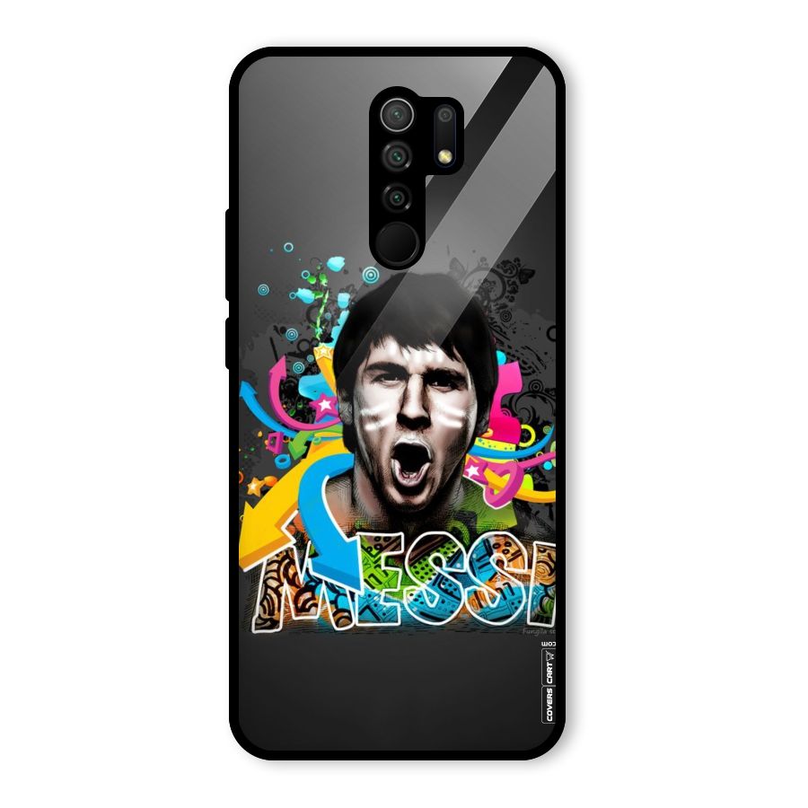 Messi For Argentina Glass Back Case for Poco M2
