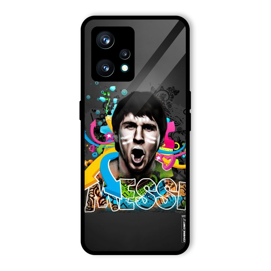 Messi For Argentina Glass Back Case for Realme 9 Pro Plus 5G