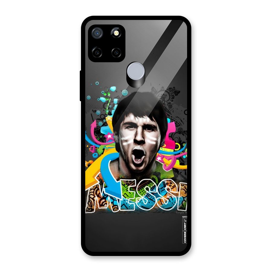 Messi For Argentina Glass Back Case for Realme C12