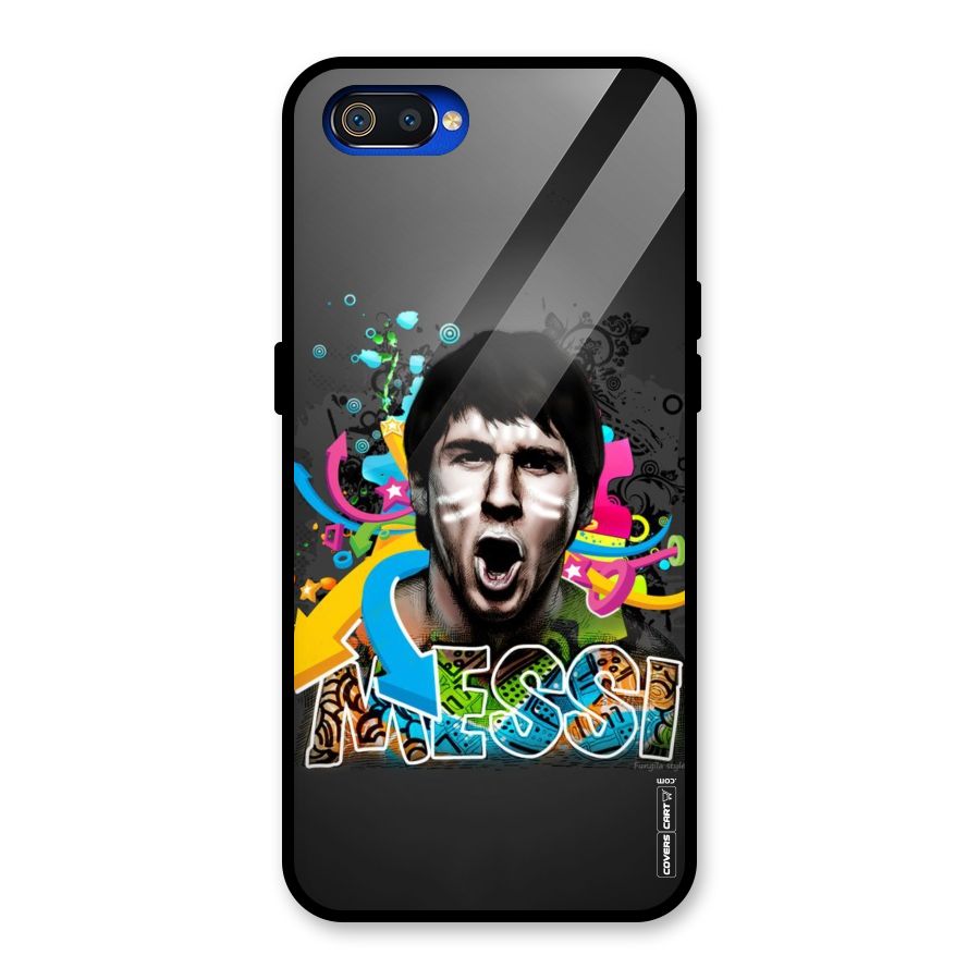 Messi For Argentina Glass Back Case for Realme C2